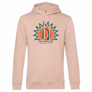 Muschikraft Logo Hoodie B&C Inspire Hooded rosa