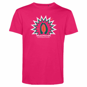 Muschikraft T-Shirt B&C #inspire E150 pink