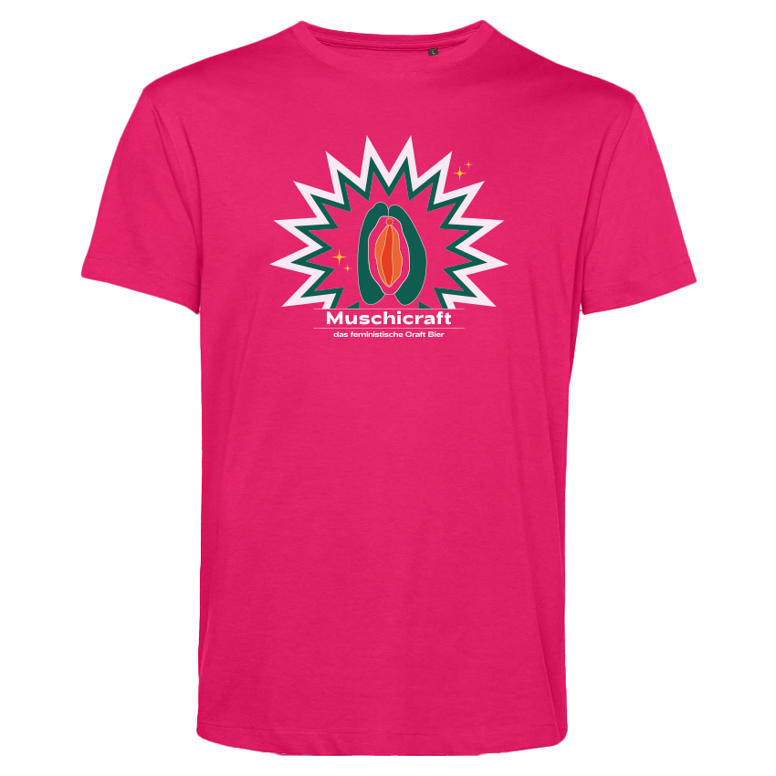 Muschikraft T-Shirt B&C #inspire E150 pink