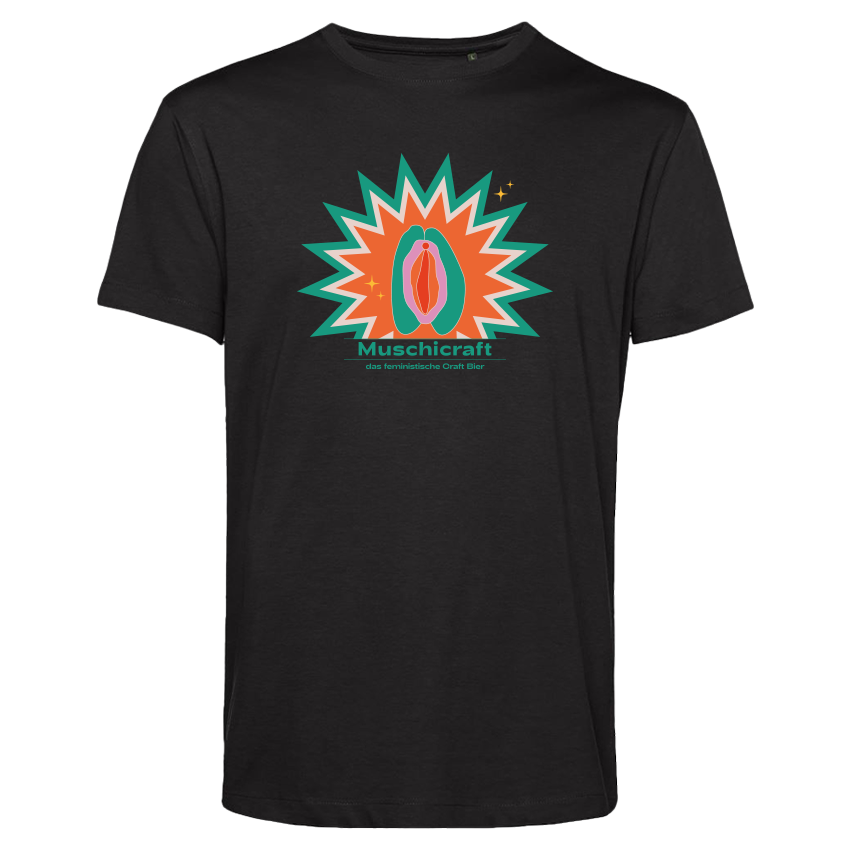 Muschikraft T-Shirt B&C #inspire E150 schwarz