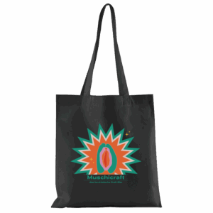 Muschikraft Logo Einkaufstasche Classic Westford Mill W161 schwarz