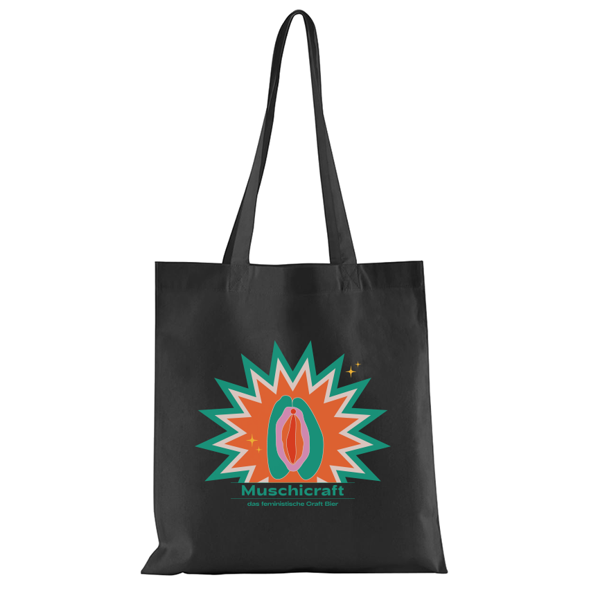 Muschikraft Logo Einkaufstasche Classic Westford Mill W161 schwarz